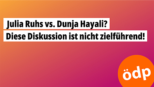 Julia Ruhs vs. Dunja Hayali? Julia Ruhs vs. Dunja Hayali?