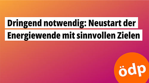 Neustart der Energiewende